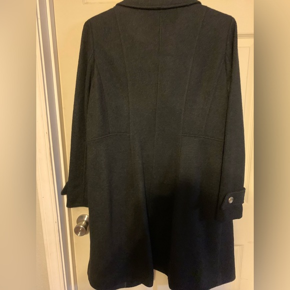 Guess Women's Charcoal Double-Breasted Pea Coat SIZE 1XL - Picture 2 of 4